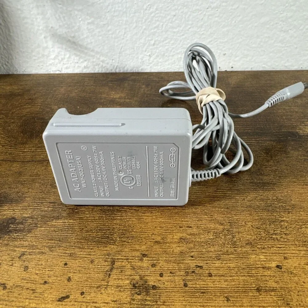 Nintendo 3DS & 3DS XL Charger / AC Adapter WAP-002 OEM, Tested & Works